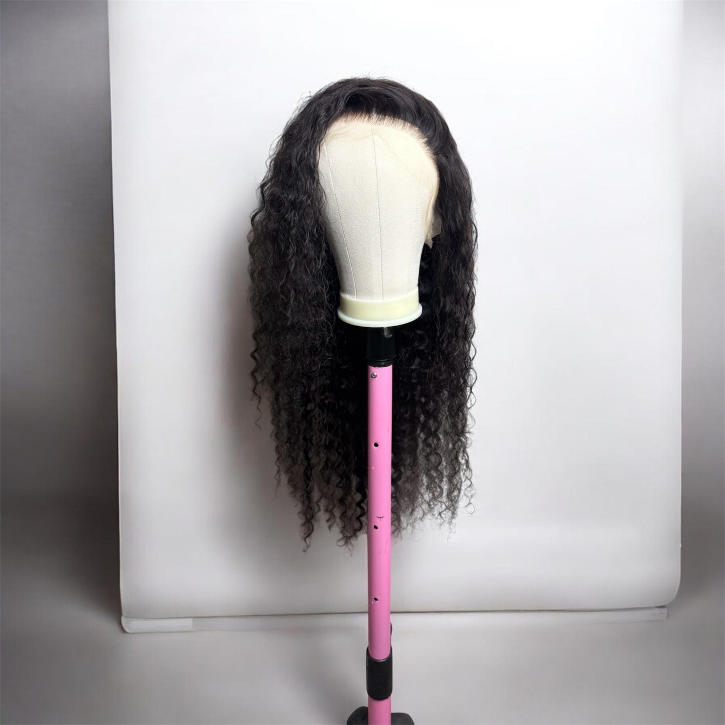 Dollhouse Lux 1B Deep Wave 30" – 200% Density – 13x6 – 100%  Virgin Pre-Plucked Human Hair