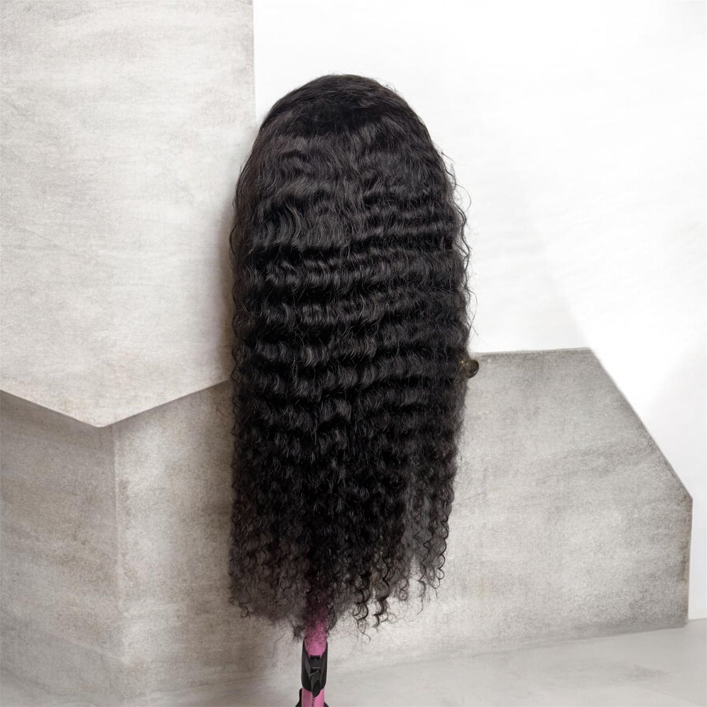 Dollhouse Lux 1B Deep Wave 30" – 200% Density – 13x6 – 100%  Virgin Pre-Plucked Human Hair
