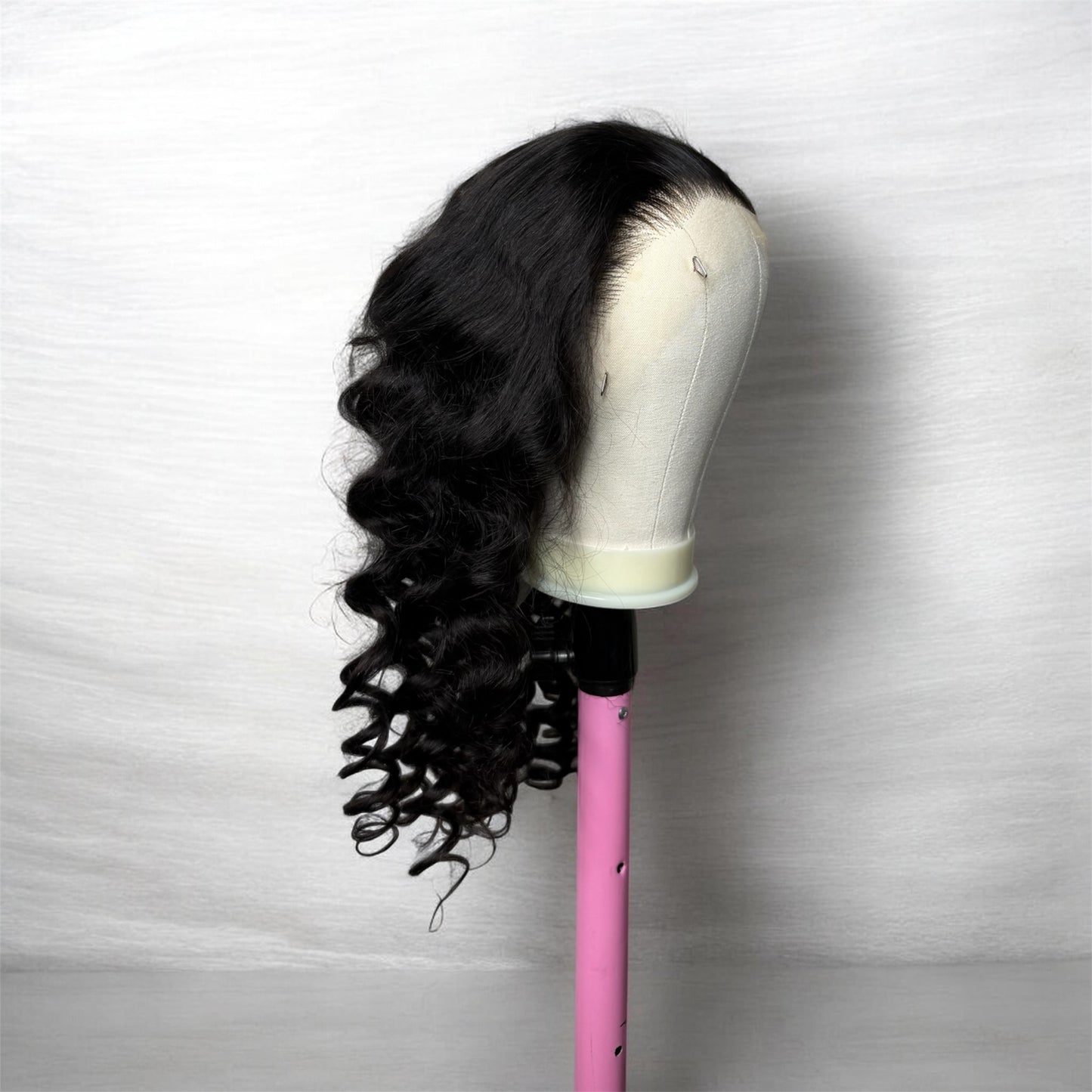Dollhouse Lux 1B Loose Wave 30” – 200% Density – 13x6 – 100%  Virgin Pre-Plucked Human Hair